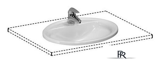 Умывальник Laufen Pro 56x44 [8139510001041] - Изображение №1 — Интернет-магазин ПроЗаказ