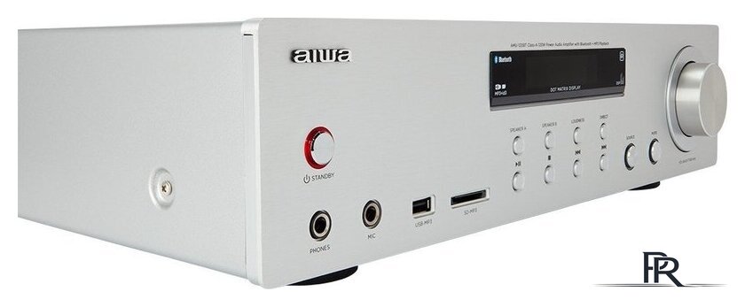 Интегральный усилитель Aiwa AMU-120BT (серебристый) - Изображение №4 — Интернет-магазин ПроЗаказ