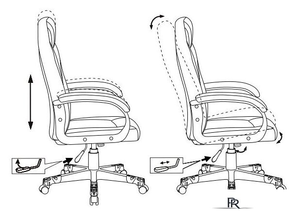 Игровое (геймерское) кресло Zombie Game 17 (черный/серый) - Изображение №6 — Интернет-магазин ПроЗаказ