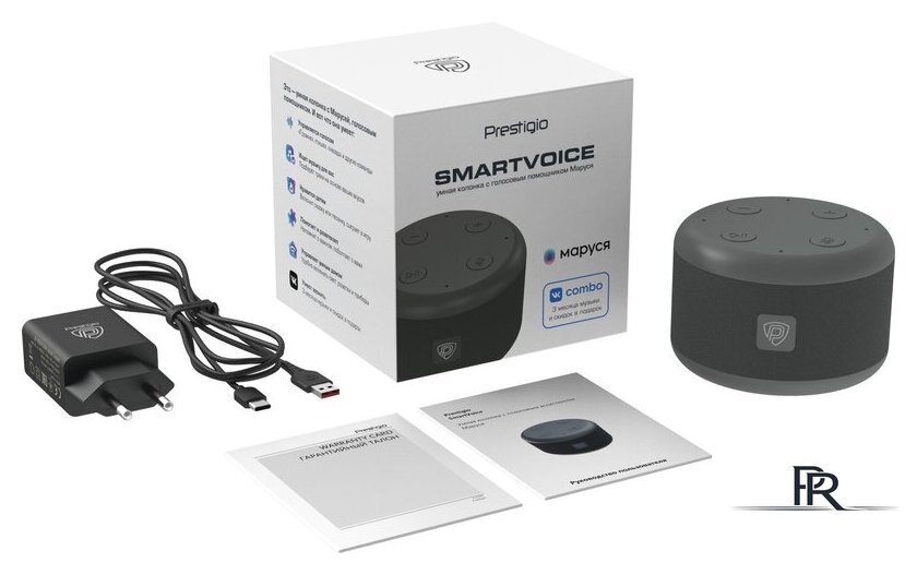 Умная колонка Prestigio SmartVoice (темно-серый) - Изображение №10 — Интернет-магазин ПроЗаказ