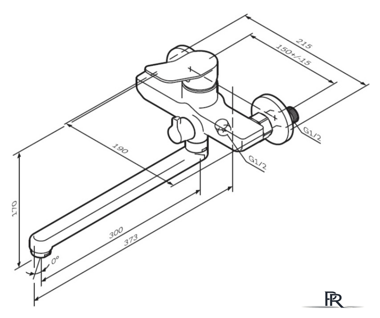 Смеситель AM.PM X-Joy F85A90000 - Изображение №2 — Интернет-магазин ПроЗаказ