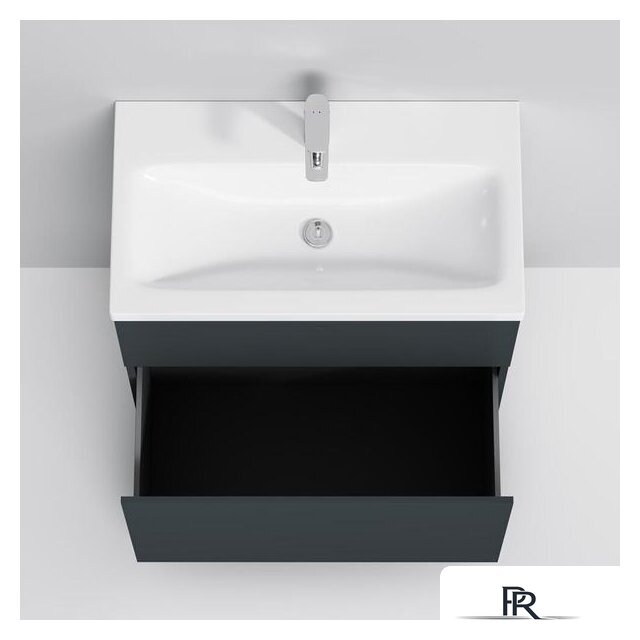  AM.PM Тумба под умывальник Gem 75 M90FSX07522GM32 (2 ящика, графит) - Изображение №4 — Интернет-магазин ПроЗаказ