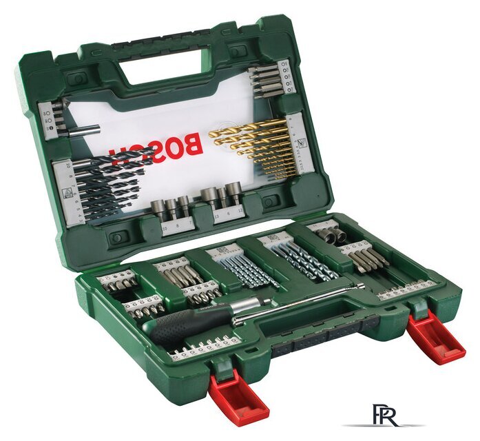 Набор оснастки для электроинструмента Bosch V-Line Titanium 2607017195 91 предмет - Изображение №3 — Интернет-магазин ПроЗаказ