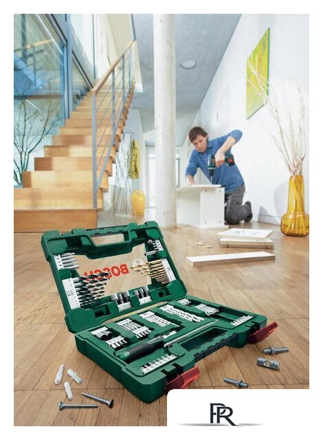 Набор оснастки для электроинструмента Bosch V-Line Titanium 2607017195 91 предмет - Изображение №6 — Интернет-магазин ПроЗаказ