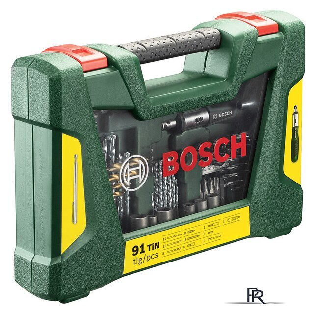 Набор оснастки для электроинструмента Bosch V-Line Titanium 2607017195 91 предмет - Изображение №1 — Интернет-магазин ПроЗаказ