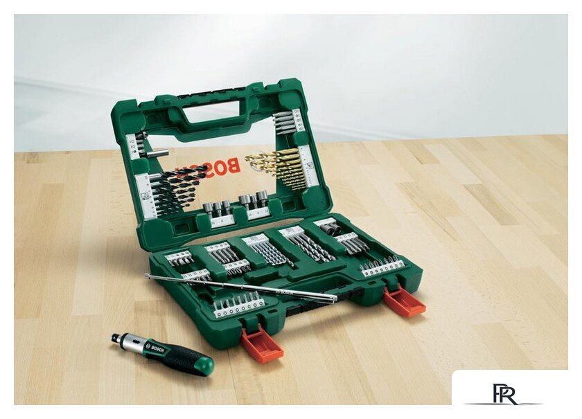 Набор оснастки для электроинструмента Bosch V-Line Titanium 2607017195 91 предмет - Изображение №7 — Интернет-магазин ПроЗаказ