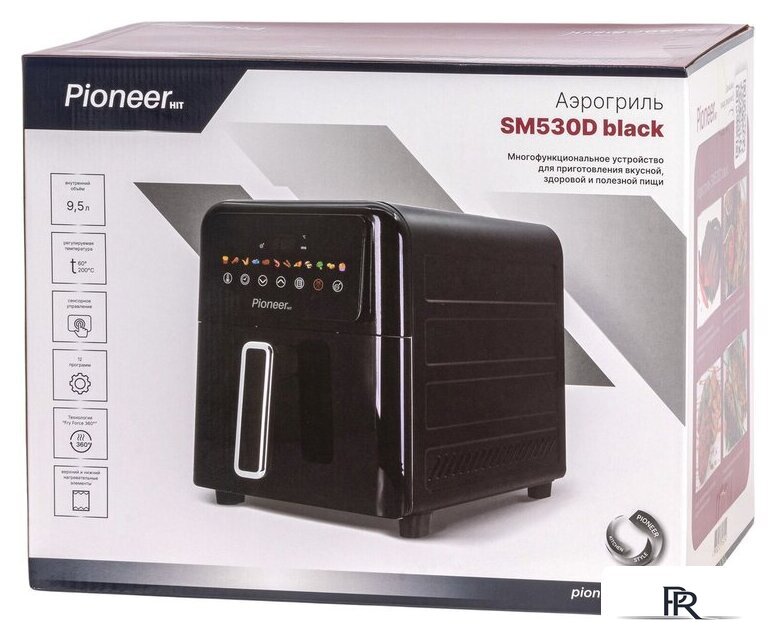 Аэрогриль (аэрофритюрница) Pioneer SM530D (черный) - Изображение №2 — Интернет-магазин ПроЗаказ