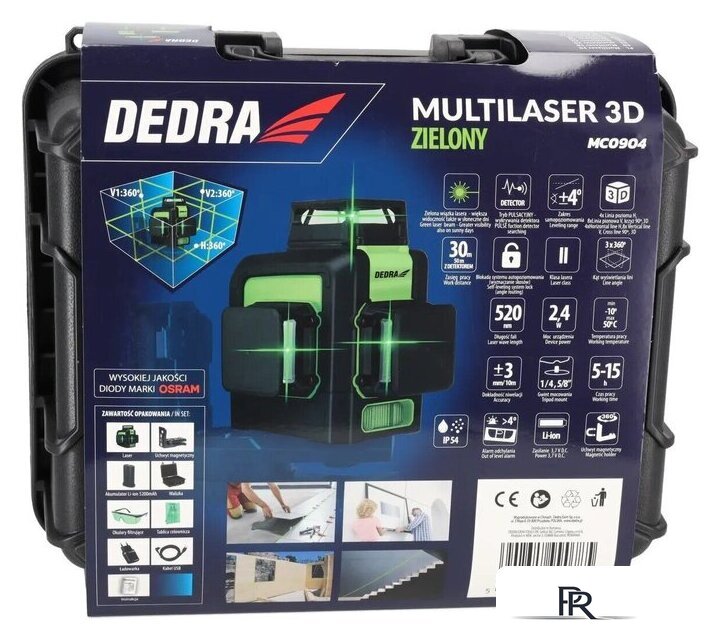 Лазерный нивелир Dedra MC0904 - Изображение №15 — Интернет-магазин ПроЗаказ