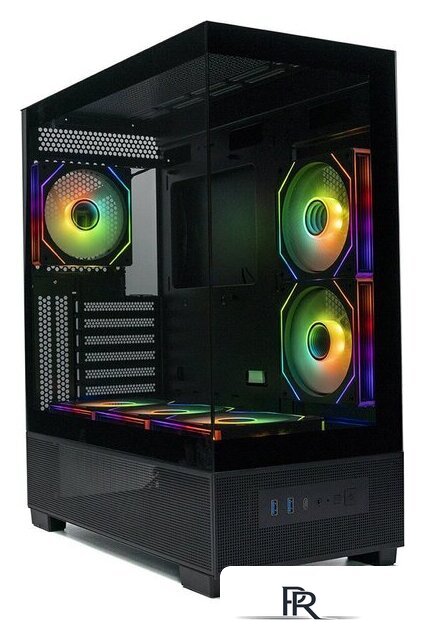 Корпус XASTRA Q500 6ARGB-C10-UC (черный) - Изображение №5 — Интернет-магазин ПроЗаказ