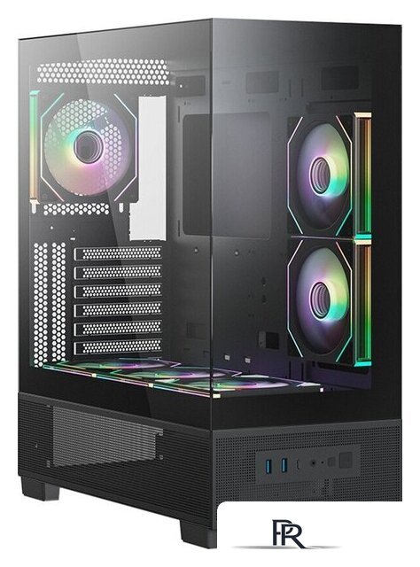 Корпус XASTRA Q500 6ARGB-C10-UC (черный) - Изображение №1 — Интернет-магазин ПроЗаказ