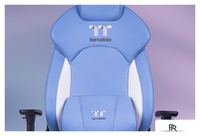 Игровое (геймерское) кресло Thermaltake V Comfort (синий/белый) - Изображение №13 — Интернет-магазин ПроЗаказ