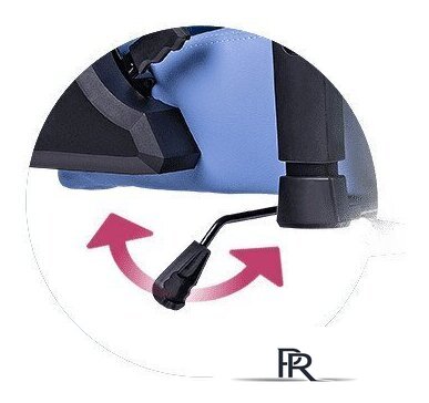 Игровое (геймерское) кресло Thermaltake V Comfort (синий/белый) - Изображение №10 — Интернет-магазин ПроЗаказ