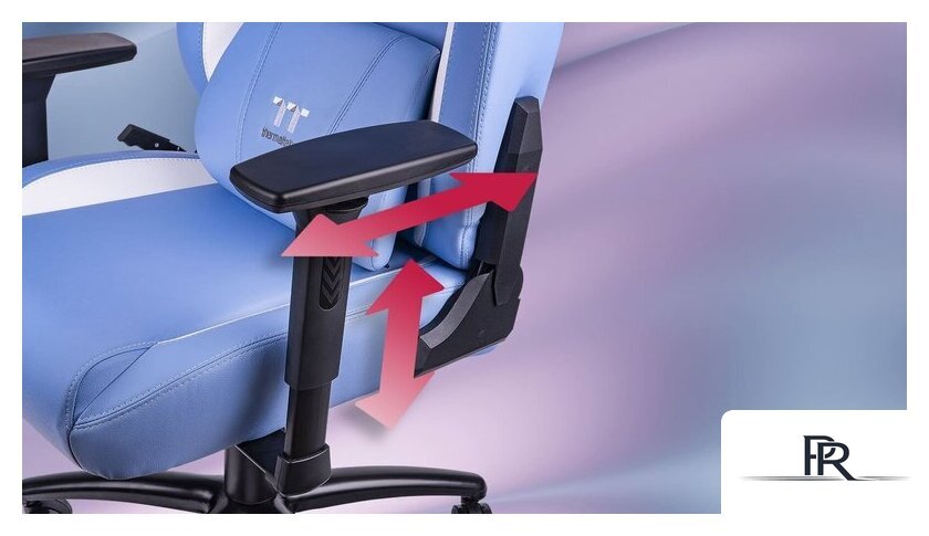 Игровое (геймерское) кресло Thermaltake V Comfort (синий/белый) - Изображение №19 — Интернет-магазин ПроЗаказ