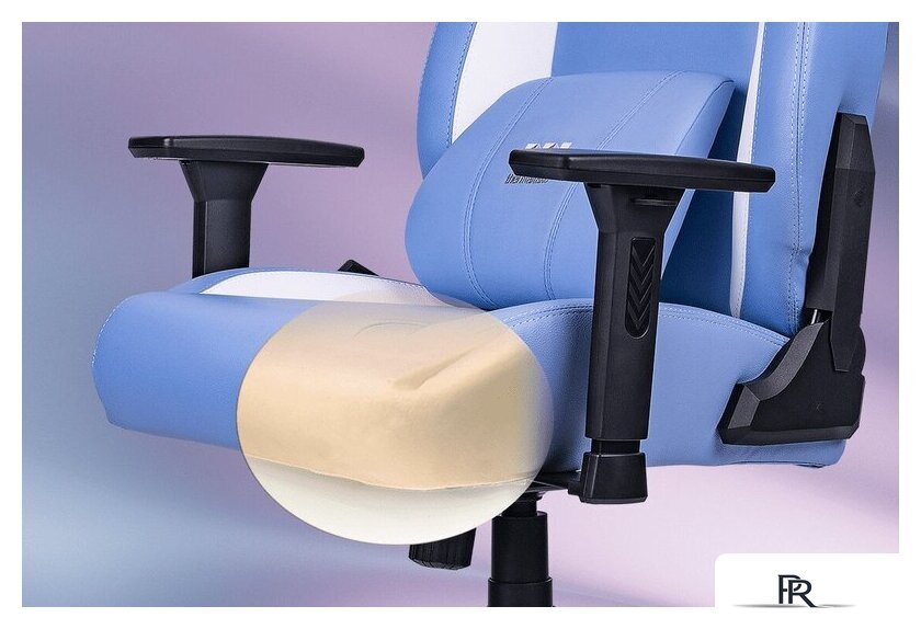 Игровое (геймерское) кресло Thermaltake V Comfort (синий/белый) - Изображение №18 — Интернет-магазин ПроЗаказ
