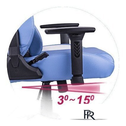 Игровое (геймерское) кресло Thermaltake V Comfort (синий/белый) - Изображение №11 — Интернет-магазин ПроЗаказ