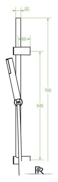 Душевой гарнитур  Laveo Pretto NLP 01A2 - Изображение №3 — Интернет-магазин ПроЗаказ