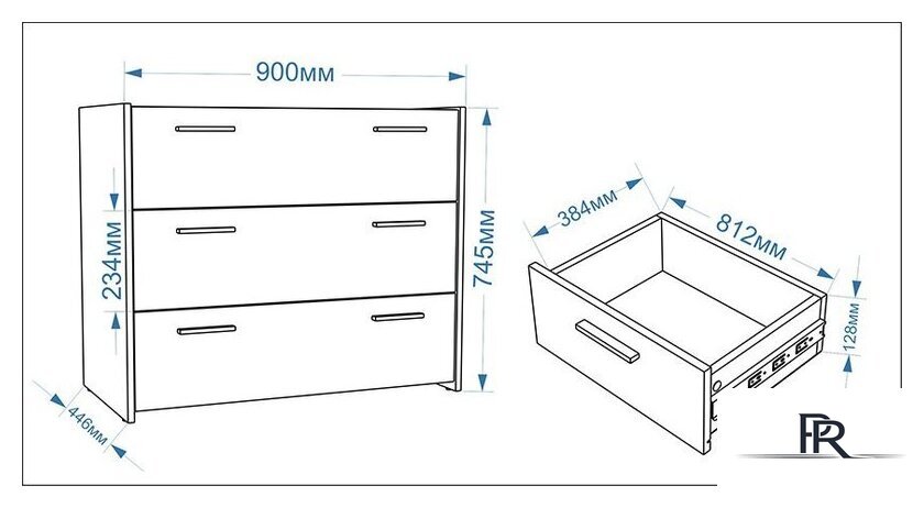 Комод Евва Венеция ВН-3S (бодега белый/ясень орландо) - Изображение №2 — Интернет-магазин ПроЗаказ