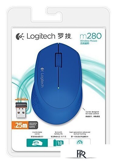 Мышь Logitech Wireless Mouse M280 (синий) [910-004290] - Изображение №8 — Интернет-магазин ПроЗаказ