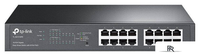 Настраиваемый коммутатор TP-Link TL-SG1016PE - Изображение №1 — Интернет-магазин ПроЗаказ