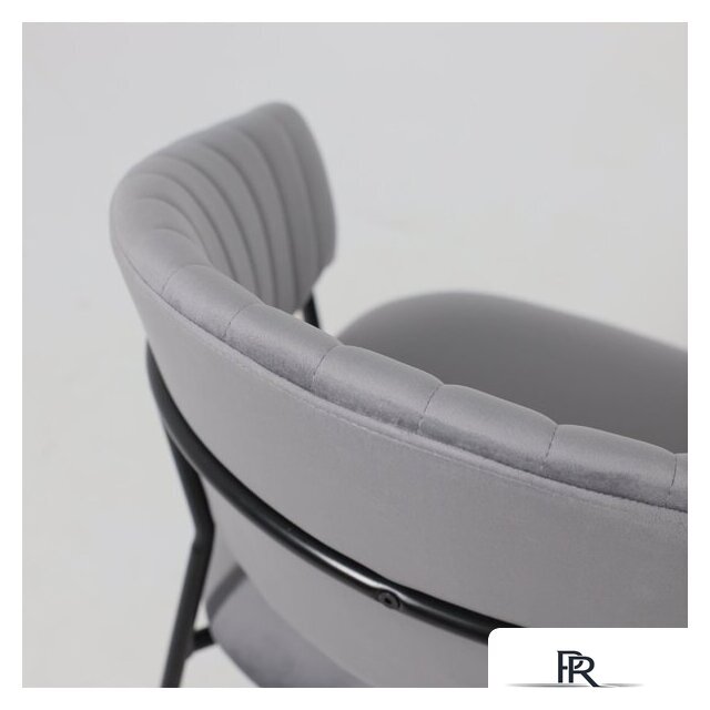 Стул с подлокотниками Алвест AV 433 (темно-серый бархат H-15/черный) - Изображение №14 — Интернет-магазин ПроЗаказ