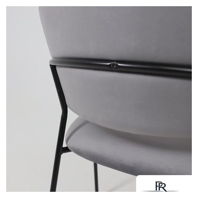 Стул с подлокотниками Алвест AV 433 (темно-серый бархат H-15/черный) - Изображение №15 — Интернет-магазин ПроЗаказ