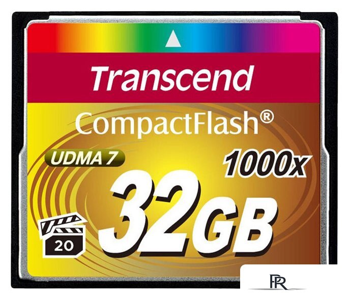 Карта памяти Transcend 1000x CompactFlash Ultimate 32GB (TS32GCF1000) - Изображение №1 — Интернет-магазин ПроЗаказ