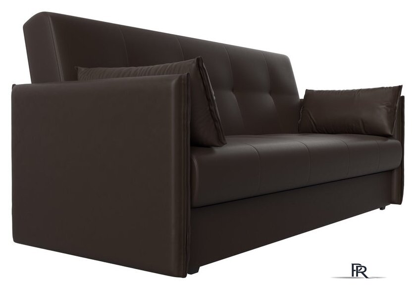 Диван Лига диванов Лига-018 117887 (экокожа коричневый) - Изображение №4 — Интернет-магазин ПроЗаказ