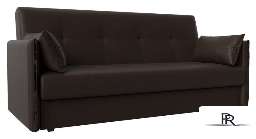 Диван Лига диванов Лига-018 117887 (экокожа коричневый) - Изображение №1 — Интернет-магазин ПроЗаказ