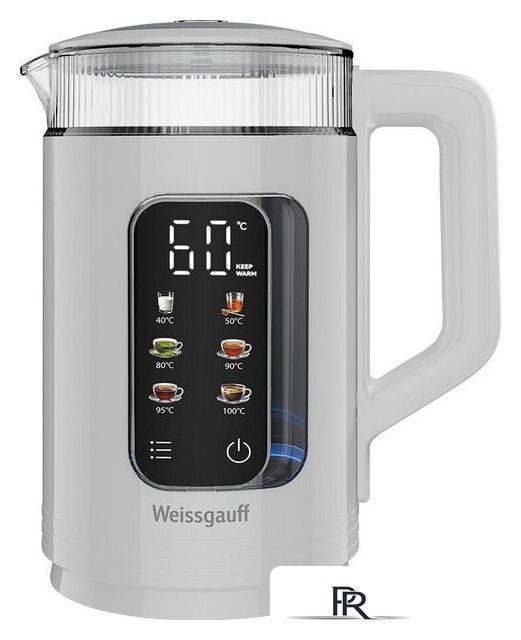 Электрический чайник Weissgauff WK 1520 Dw Touch BodyCool - Изображение №1 — Интернет-магазин ПроЗаказ