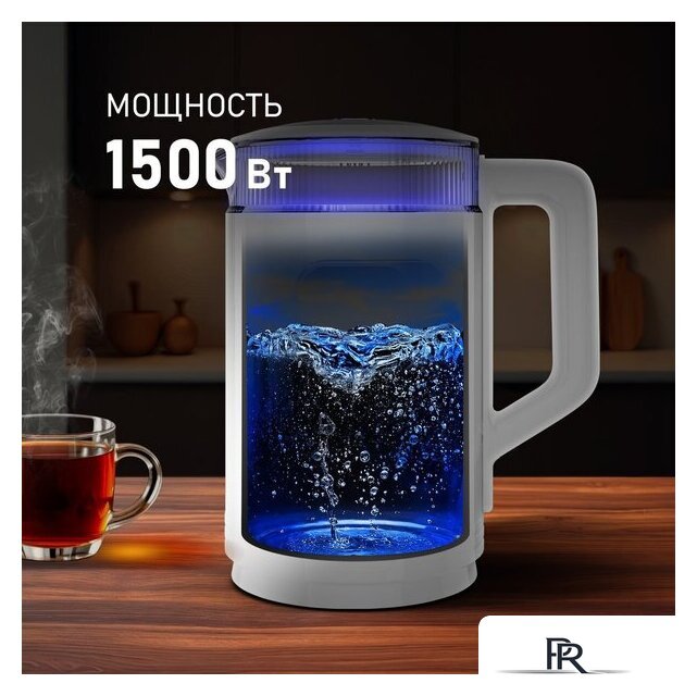 Электрический чайник Weissgauff WK 1520 Dw Touch BodyCool - Изображение №11 — Интернет-магазин ПроЗаказ