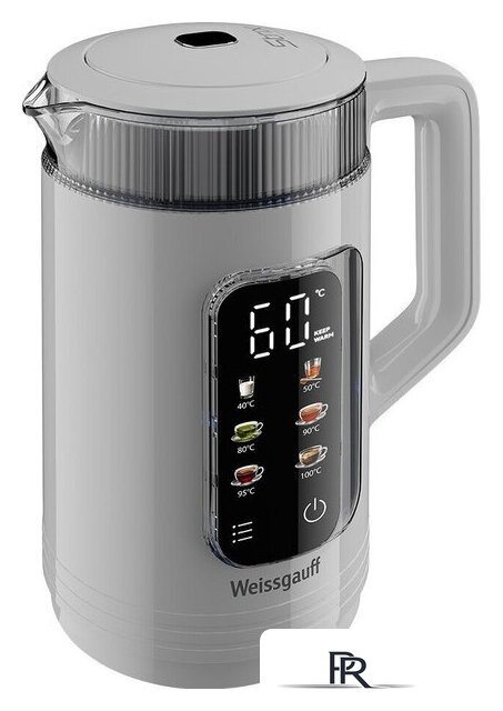 Электрический чайник Weissgauff WK 1520 Dw Touch BodyCool - Изображение №4 — Интернет-магазин ПроЗаказ