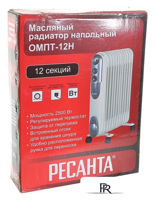 Масляный радиатор Ресанта ОМПТ-12Н - Изображение №7 — Интернет-магазин ПроЗаказ
