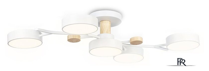 Припотолочная люстра Ambrella light FL4834/5 WH - Изображение №2 — Интернет-магазин ПроЗаказ