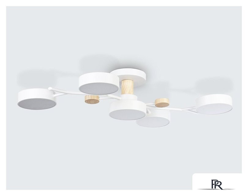 Припотолочная люстра Ambrella light FL4834/5 WH - Изображение №5 — Интернет-магазин ПроЗаказ
