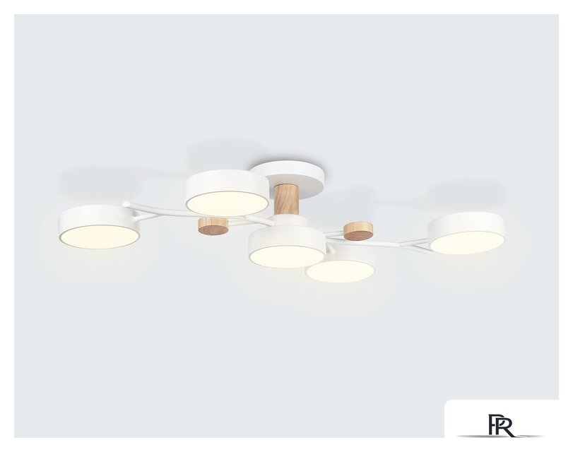 Припотолочная люстра Ambrella light FL4834/5 WH - Изображение №3 — Интернет-магазин ПроЗаказ