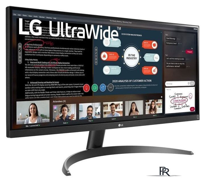 Монитор LG UltraWide 29WP500-B - Изображение №4 — Интернет-магазин ПроЗаказ
