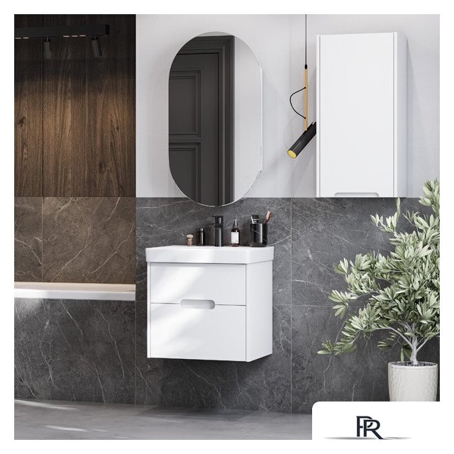  Акватон Тумба с умывальником Оливия 55 1A2542K0OL010 - Изображение №4 — Интернет-магазин ПроЗаказ