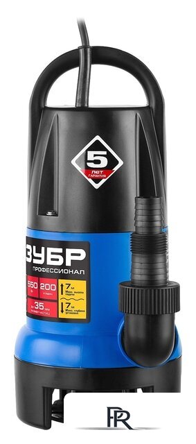 Дренажный насос Зубр НПГ-Т7-550 - Изображение №3 — Интернет-магазин ПроЗаказ