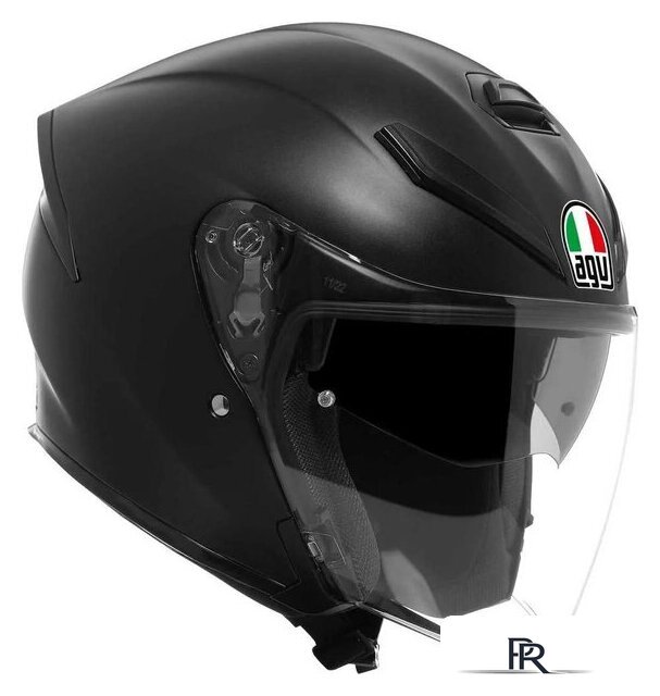 Мотошлем AGV K5 JET Evo E2206 21184A5002-003-M (M, Mono Matt Black) - Изображение №1 — Интернет-магазин ПроЗаказ