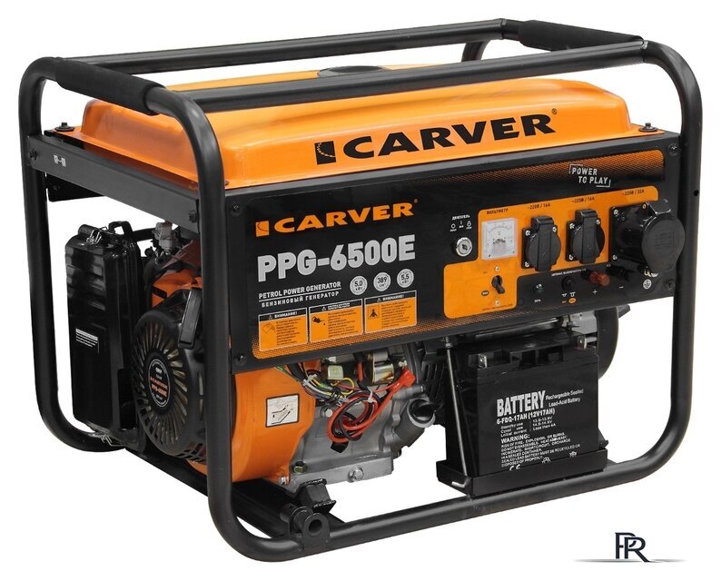 Бензиновый генератор Carver PPG-6500E - Изображение №1 — Интернет-магазин ПроЗаказ