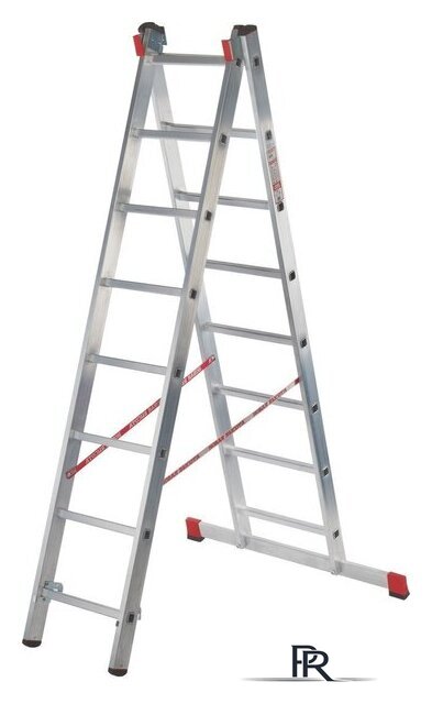 Лестница-стремянка Новая высота NV 322 двухсекционная профессиональная 2x11 ступеней - Изображение №2 — Интернет-магазин ПроЗаказ