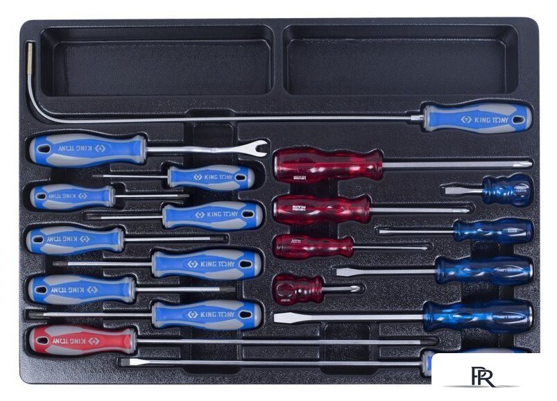 Набор отверток King Tony 9-31919MR (19 предметов) - Изображение №1 — Интернет-магазин ПроЗаказ