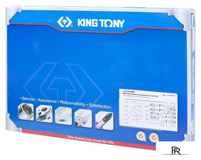 Набор отверток King Tony 9-31919MR (19 предметов) - Изображение №2 — Интернет-магазин ПроЗаказ