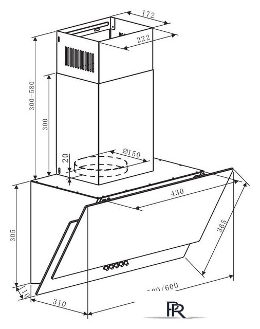 Кухонная вытяжка Making Oasis Everywhere NC-60W - Изображение №7 — Интернет-магазин ПроЗаказ