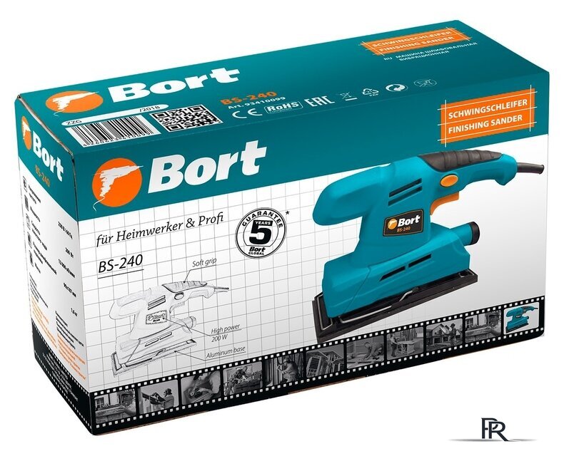 Виброшлифмашина Bort BS-240 - Изображение №4 — Интернет-магазин ПроЗаказ