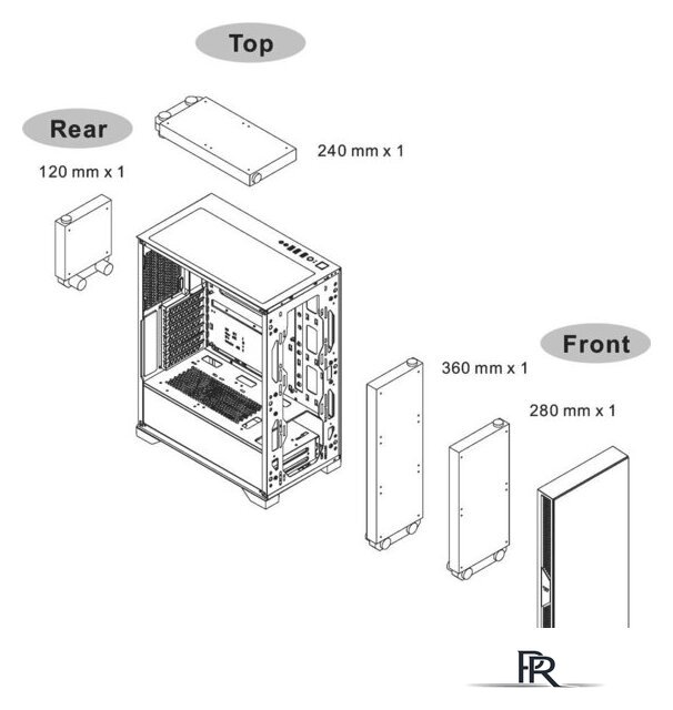 Корпус Thermaltake Versa T35 TG RGB CA-1R7-00M1WN-00 - Изображение №11 — Интернет-магазин ПроЗаказ