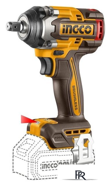 Гайковерт Ingco CIWLI2050 (с 2-мя АКБ, кейс) - Изображение №2 — Интернет-магазин ПроЗаказ