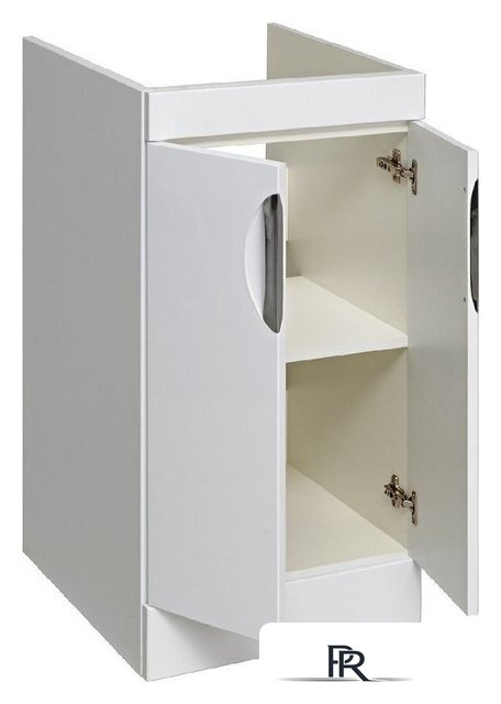  Runo Тумба с умывальником Лира 45 + Гамма 105 лайт с правым крылом (напольная, белый) - Изображение №4 — Интернет-магазин ПроЗаказ