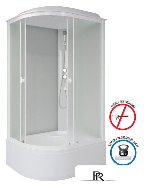 Душевая кабина Niagara Promo P100/80/40R/MT 100x80x215 - Изображение №5 — Интернет-магазин ПроЗаказ