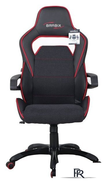 Игровое (геймерское) кресло Brabix Nitro GM-001 (черный/красный) - Изображение №2 — Интернет-магазин ПроЗаказ